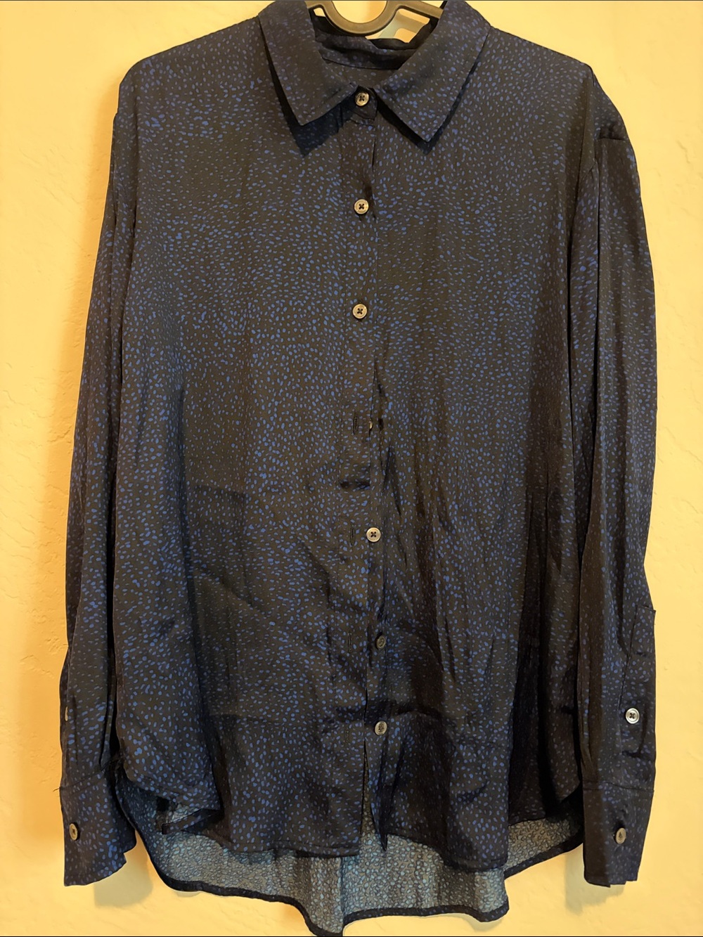 Banana Republic Navy Blue Button-Down